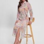 ECO LAMA PRINTED DRESS