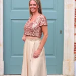 Diamante top crop