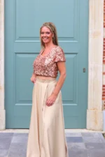 Diamante top crop
