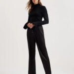 Umaibo Satin παντελόνι κρόπ