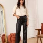 Barbara δερμάτινο παντελόνι