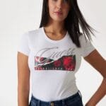 T-shirt ROSES με φλοράλ στάμπα