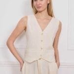 Anais λινό γιλέκο
