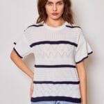 Zic Zac πλεκτή μπλούζα