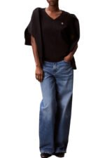 Κοντομάνικη μπλούζα με V - Image 17