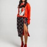 Φούστα με στάμπα Bowie και Lightning Bolt - Let's Dance