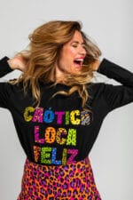 ΜΠΛΟΥΖΑ LOLINA ΜΕ ΠΟΛΥΧΡΩΜΟ ΣΧΕΔΙΟ ANIMAL - CAOTICA - Image 3