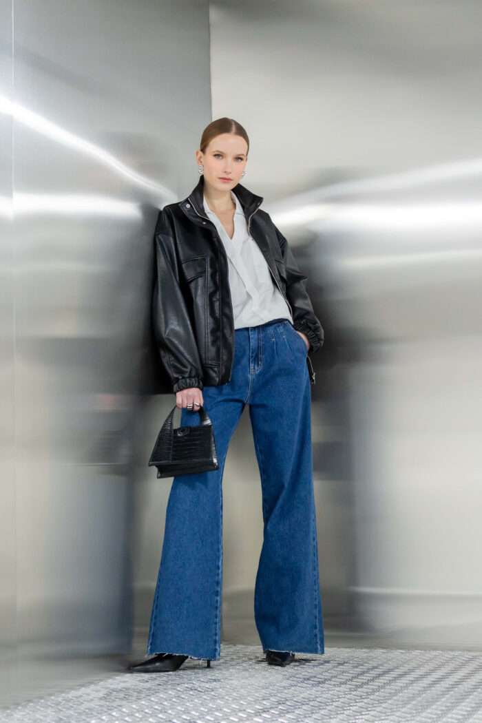 Eco leather bomber - Image 3