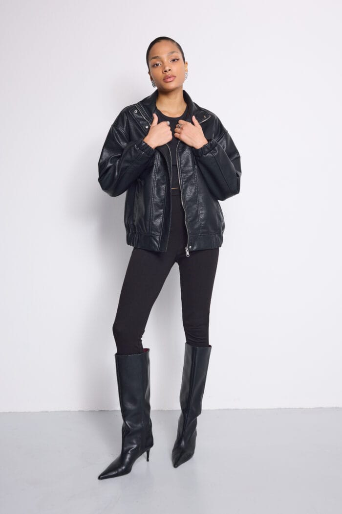 Eco leather bomber - Image 1