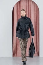 Eco leather jacket με κορδόνι - Image 2