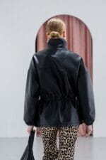 Eco leather jacket με κορδόνι - Image 4
