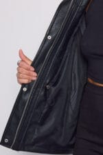 Eco leather jacket με κορδόνι - Image 8