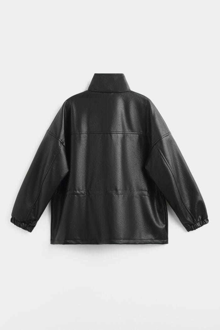 Eco leather jacket με κορδόνι - Image 10
