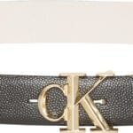 Δερμάτινη Ζώνη 2 Όψεων Με Ανάγλυφο Φινίρισμα