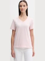 Κοντομάνικη μπλούζα με V - Image 14