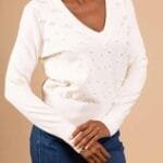 Pearl μπλούζα με V