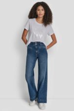 DKNY ΜΠΛΟΥΖΑ ΜΕ ΠΑΓΙΕΤΕΣ ΛΟΓΟΤΥΠΟ - Image 5