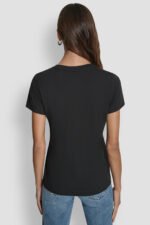 DKNY ΜΠΛΟΥΖΑ ΜΕ ΠΑΓΙΕΤΕΣ ΛΟΓΟΤΥΠΟ - Image 7