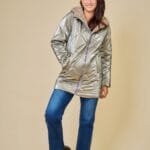 Μπουφάν διπλής όψεως με γούνα