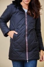 Μπουφάν διπλής όψεως με γούνα - Image 8