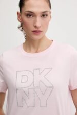Βαμβακερό μπλουζάκι Dkny - Image 6