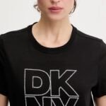 Βαμβακερό μπλουζάκι Dkny