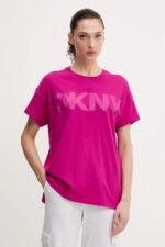 Βαμβακερό μπλουζάκι Dkny - Image 6