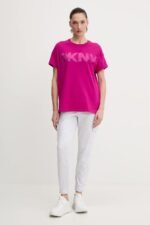 Βαμβακερό μπλουζάκι Dkny - Image 9