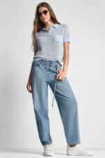 MID-RISE BARREL JEANS - Image 3