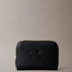 Μεσαίο Πορτοφόλι Με Φερμουάρ Και Λογότυπο