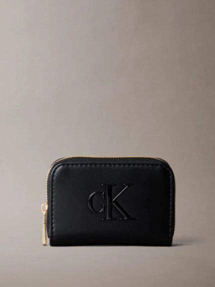 Μεσαίο Πορτοφόλι Με Φερμουάρ Και Λογότυπο