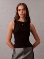 Βαμβακερό Ριμπ Αμάνικο Τοπ - Image 16