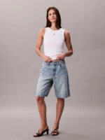 Βαμβακερό Ριμπ Αμάνικο Τοπ - Image 8