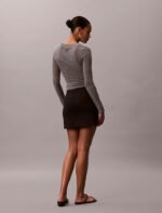 Μίνι φούστα από ελαστικό ζέρσεϊ - Image 5