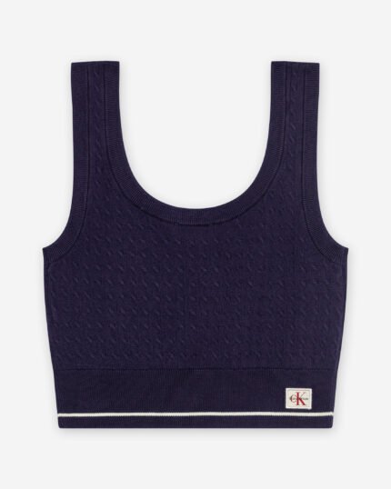 Πλεκτό τοπ κοντό