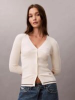 Πλεκτή Ζακέτα Με Slim Γραμμή - Image 4