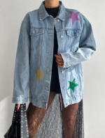Rainbow jeans jacket - Image 4