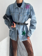 Rainbow jeans jacket - Image 8