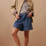 Trench short jacket