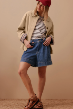 Trench short jacket