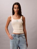 Μπλούζα με ριμπ λαιμόκοψη