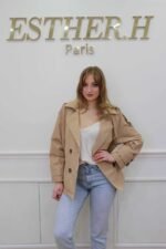 Trench jacket long - Image 3