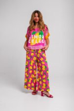 Μπλούζα με τετράγωνο κόψιμο- Limoncello - Image 3