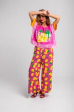 Μπλούζα με τετράγωνο κόψιμο- Limoncello - Image 2