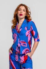 Μπλε πουκάμισο με γιακά- Rompe el molde - Image 5