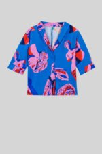 Μπλε πουκάμισο με γιακά- Rompe el molde