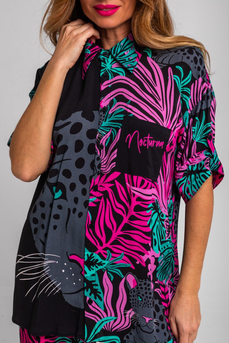 camisa-safari-de-hojas-y-panteras-nocturna (3) Μπλούζα σαφάρι- Nocturna - Image 1