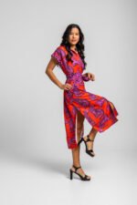 Aμάνικο μίντι πουκάμισο με πάνθηρες- Pink Panther - Image 8