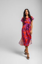 Aμάνικο μίντι πουκάμισο με πάνθηρες- Pink Panther