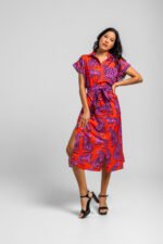 Aμάνικο μίντι πουκάμισο με πάνθηρες- Pink Panther - Image 5